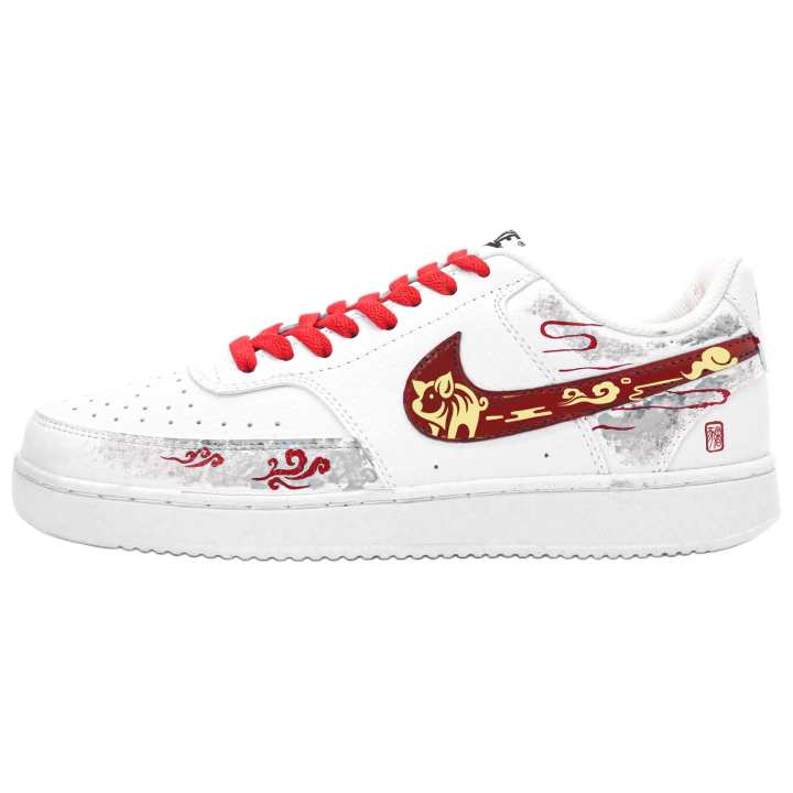 Nike Nike Court Vision 1 Blessed Pigs Roaming The Clouds Leather Lightweight Breathable Lightweight And Breathable Low top