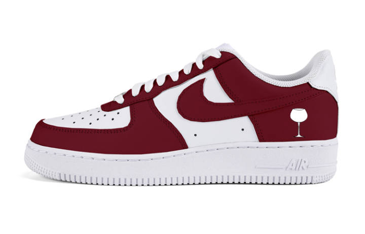 Nike Nike Air Force 1 Air Force 1 Low top Skateboard Shoes Women's Burgundy