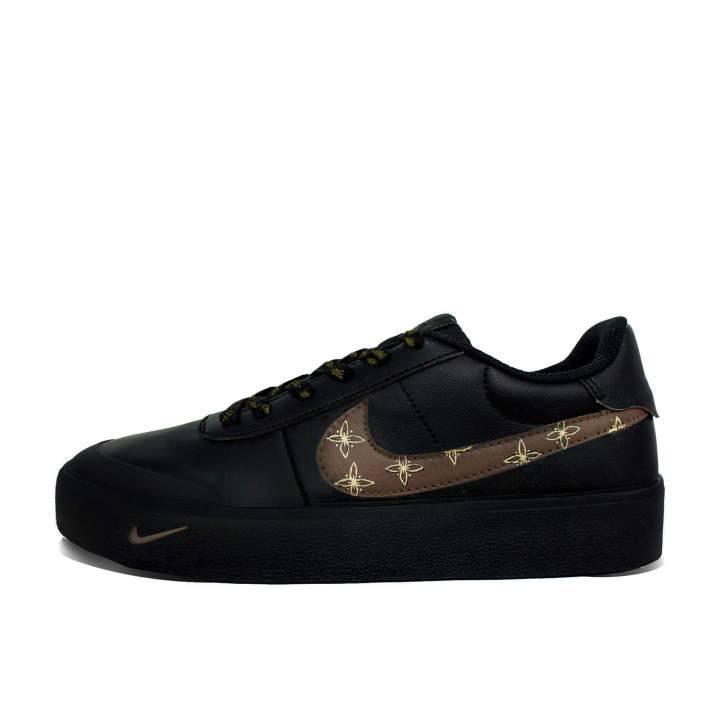 Nike Nike Court Shot Skateboard Shoes Men's Low Top Black/Brown