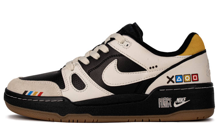 Nike Nike Full Force Low top Skateboard Shoes Men's Beige Black