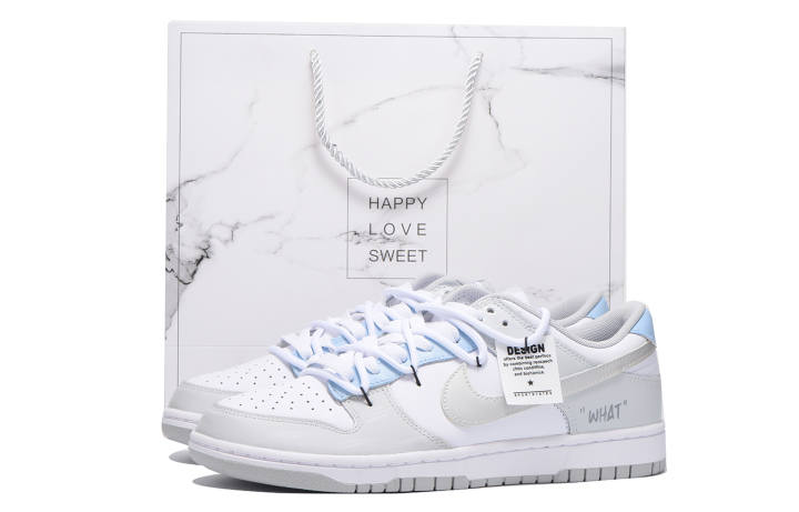 Nike Nike Dunk Slip Resistant Abrasion Resistant Slip Resistant Abrasion Resistant Low top Skateboard Shoes Men's Light Gray