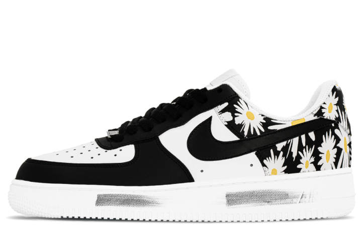 Nike Nike Air Force 1 NikeAF1 Coverage Thermal Coverage Low top Skateboard Shoes Men's Black White