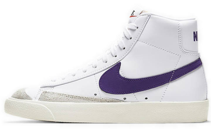 Nike Nike Blazer Mid 77 White Voltage Purple Women's