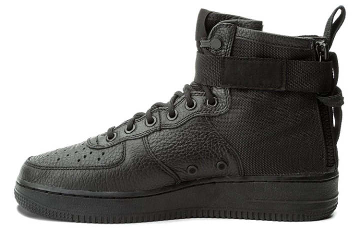 Nike Nike Sf Air Force 1 Mid Triple Black