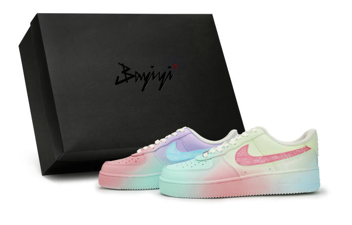 Nike Nike Air Force 1 811 Manufacturing, Multicolor Spring Glow, Special Shoe Box Slip Resistant Abrasion Resistant