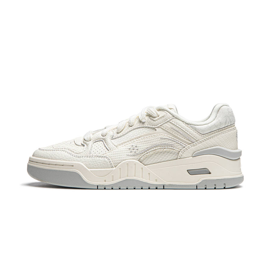 Li-Ning Li Ning Moon White 2.0 Low top Skateboard Shoes Women's Ecru