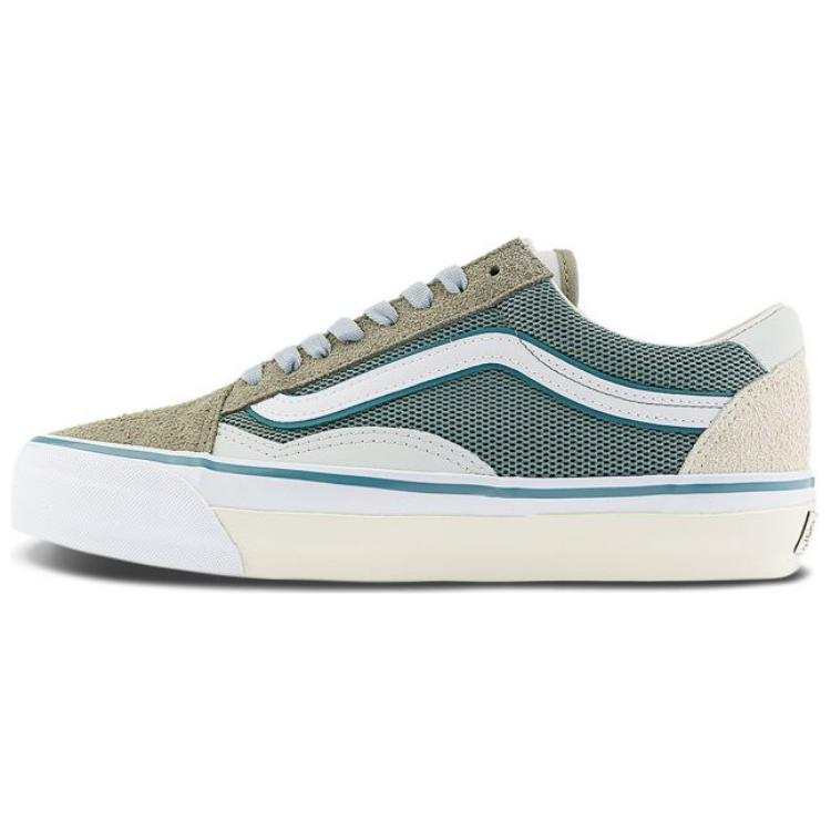 Vans TDC Comfortable Cushioning Low top Skateboard Shoes Unisex Beige Green