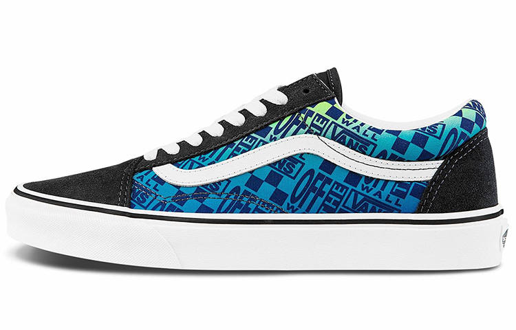 Vans Vans Old Skool Print Low top Skateboard Shoes Unisex Blue