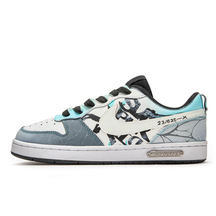 Nike Nike Court Borough Freedom Panda, Charlie's Angel Slip Resistant Low top Skateboard Shoes GS Gray Green