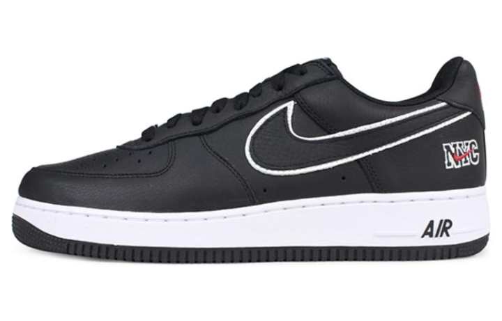 Nike Nike Air Force 1 NYC Kith Comfortable Low top Skateboard Shoes Men's Black White