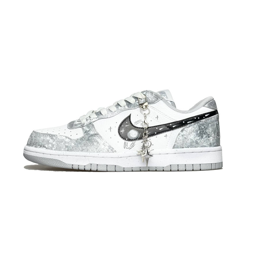 Nike Nike Big Ink Dot, Galaxy Forecast Abrasion Resistant Low top Skateboard Shoes Men's Meteorite Gray