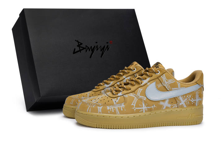 Nike Nike Air Force 1 Skateboard Shoes Unisex Low Top Gray