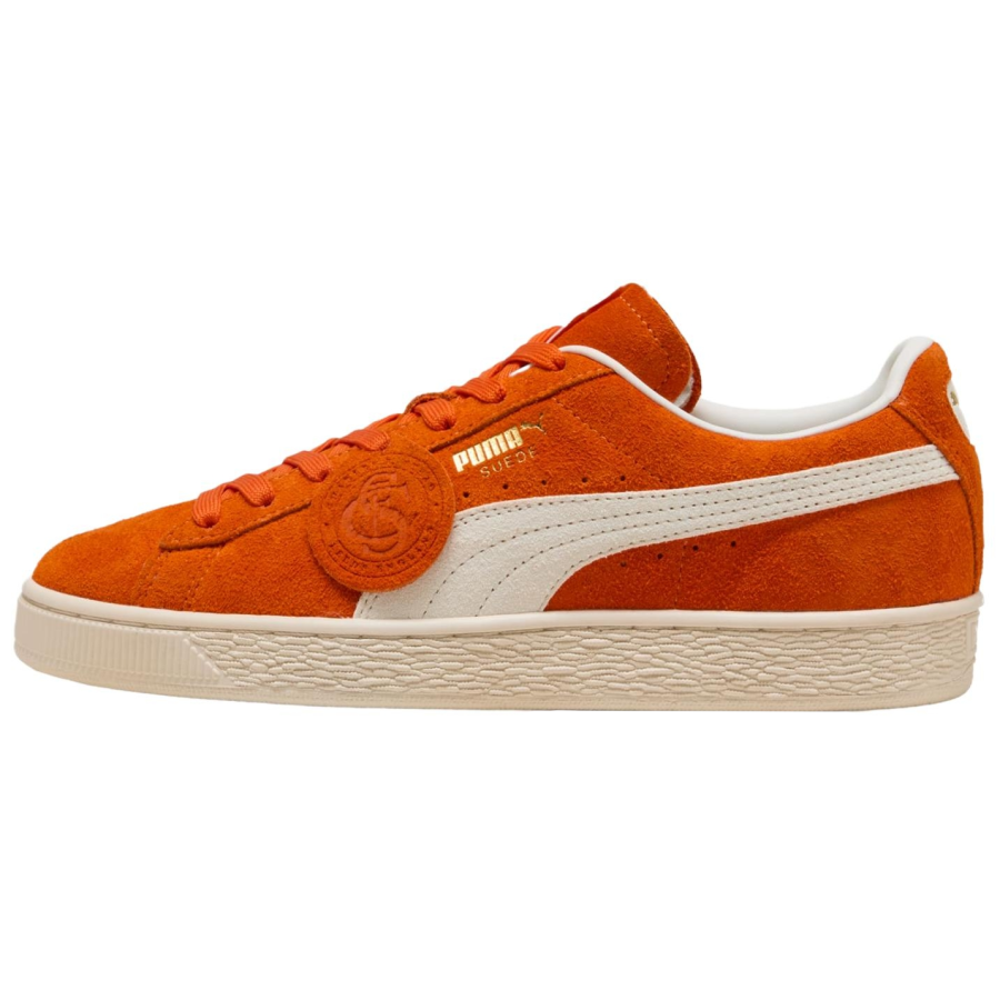 PUMA Charles F. Stead Skateboard Shoes Unisex Orange White