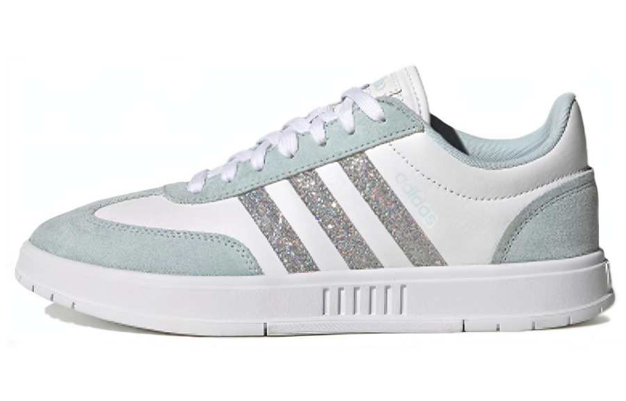 Adidas Neo Gradas Abrasion Resistant Low top Skateboard Shoes Women's White Blue