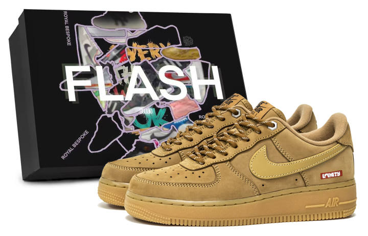 Nike Nike Air Force 1 Infinite Space Box Abrasion Resistant Lightweight Wear resistant And Lightweight Low top