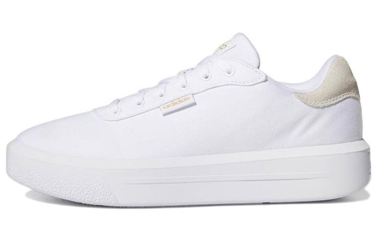 Adidas Neo Adidas Court Platform Cln 'White Gold Metallic' Women's