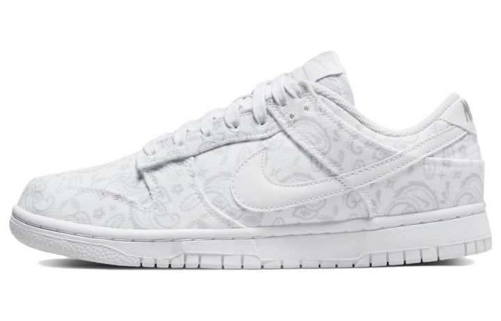 Nike Nike Dunk ESS 'White Paisley' Canvas Low top Skateboard Shoes Women's White
