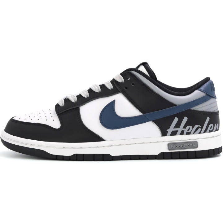 Nike Nike Dunk Moon Mail Carrier, Healer Slip Resistant Abrasion Resistant Low top Skateboard Shoes Men's Black Gray Blue