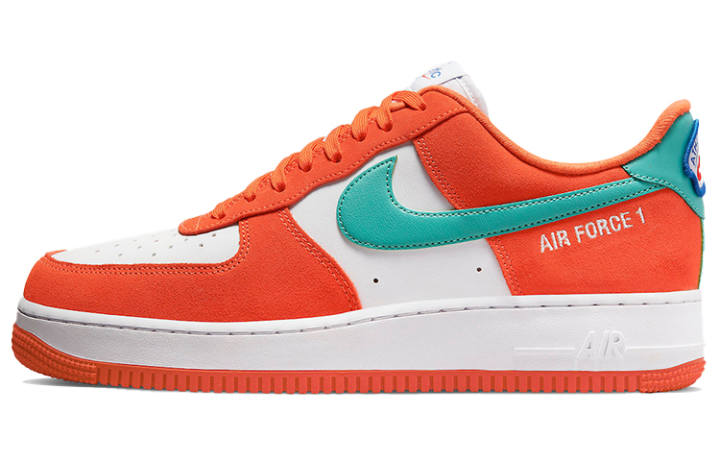 Nike Nike Air Force 1 '07 LV8 'Athletic Club Rush Orange Washed Teal'