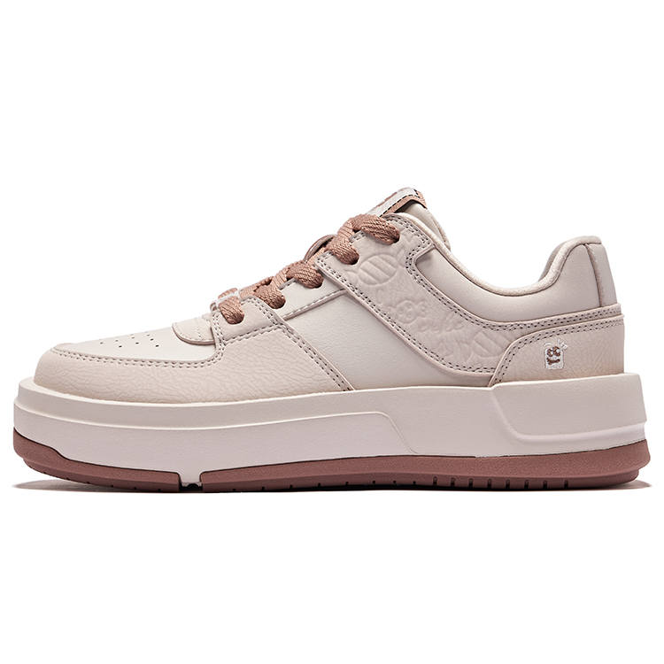 Erke Abrasion Resistant Height Increasing Low top Skateboard Shoes Women's Painted Gray