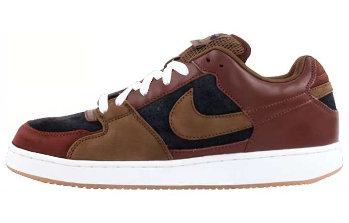Nike Nike SB Zoom Team Edition Slip Resistant Cushioning Abrasion Resistant Low top Skateboard Shoes Unisex Brown
