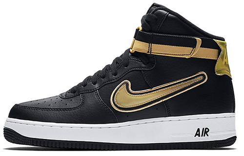Nike Nike Air Force 1 High Nba Black Metallic Gold