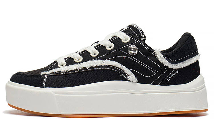 Li-Ning Li Ning Comfy Textile, Leather Slip Resistant, Abrasion Resistant, Lightweight Low top Skateboard Shoes Women's