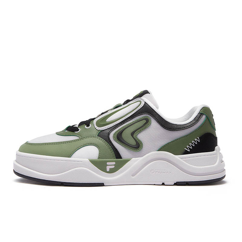 FILA FUSION Low top Skateboard Shoes Men's Rain Mist Gray