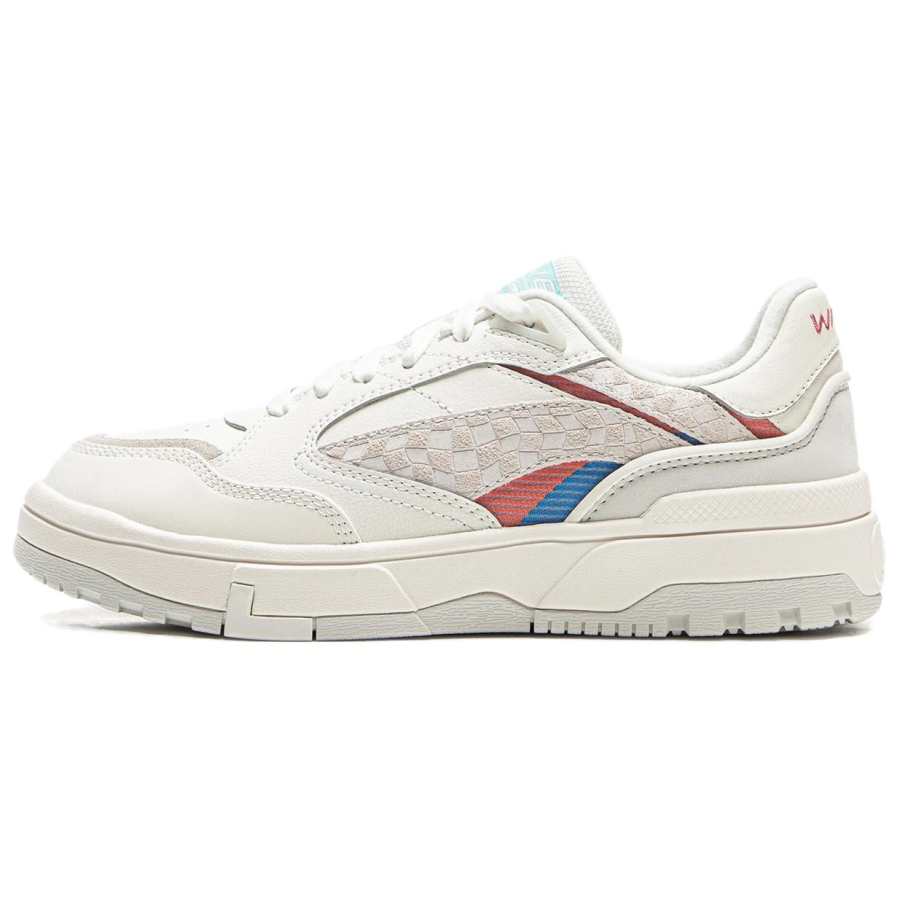 Li-Ning Li Ning Wave LOW Fleece Lined, Vintage Comfortable Wear resistant And Lightweight Low top Skateboard Shoes Women's