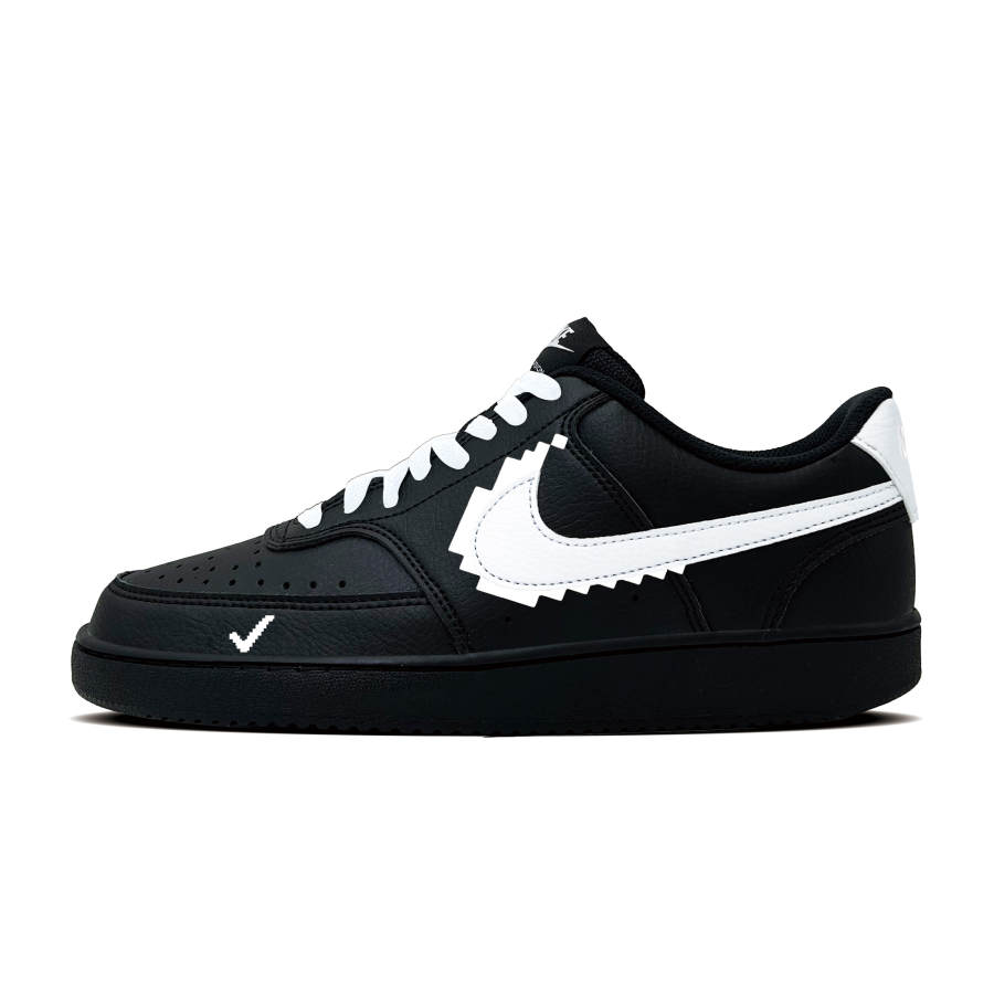 Nike Nike Court Vision 1 Rubber Synthetic Leather Abrasion Resistant Abrasion Resistant Low top Skateboard Shoes Men's