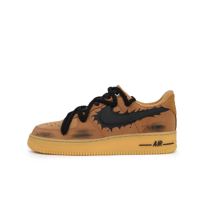 Nike Nike Air Force 1 Cushioning, Wear Resistant Low top Skateboard Shoes Unisex Brown