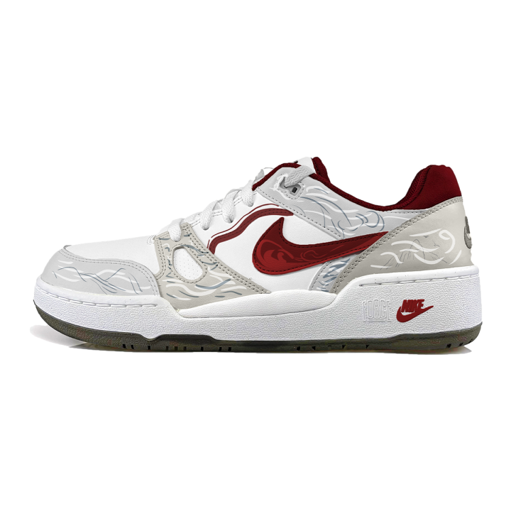 Nike Nike Full Force Low Auspicious Clouds Flame Leather Low top Skateboard Shoes Men's
