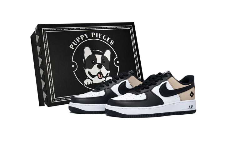Nike Nike Air Force 1 Iris Latte, Special Shoe Box Slip Resistant Low top Skateboard Shoes Men's White Brown