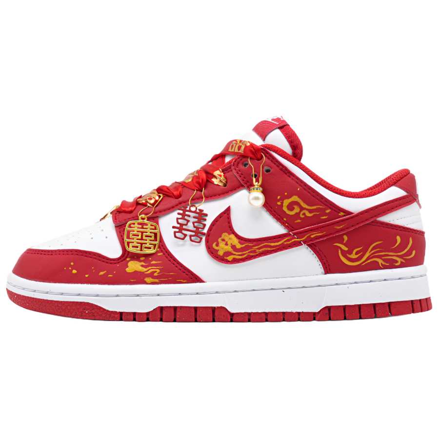 Nike Nike Dunk Auspicious Dragon And Phoenix Abrasion Resistant Lightweight Wear resistant And Lightweight Low top