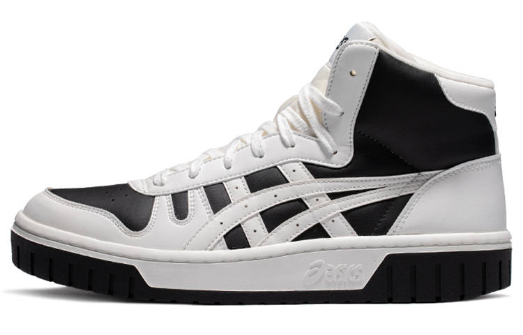 ASICS Unisex Court Mz Hi High Heeled Sneakers White/Black