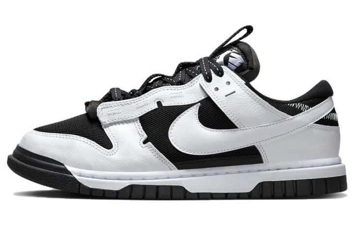 Nike Nike Air Dunk Jumbo Remastered 'Reverse Panda' Low top Skateboard Shoes Men's Black White