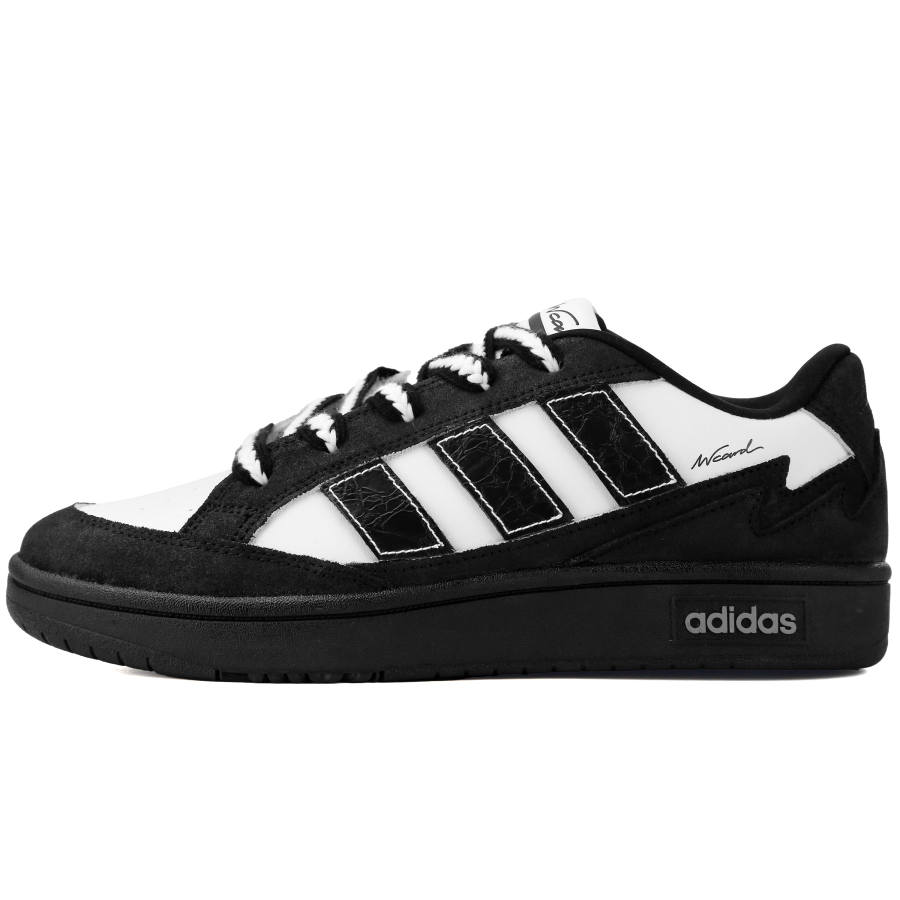 Adidas Adidas WCARD ADV Silent Shadow Reconstruction Abrasion Resistant Low top Skateboard Shoes Unisex Black Gray