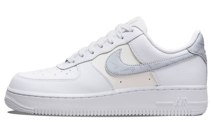 Nike Nike Air Force 1 '07 Mini Swooshes White Sail Metallic Silver Pure Platinum Women's