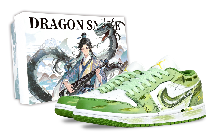 Jordan Jordan Air Jordan 1 Low top Skateboard Shoes Unisex Green