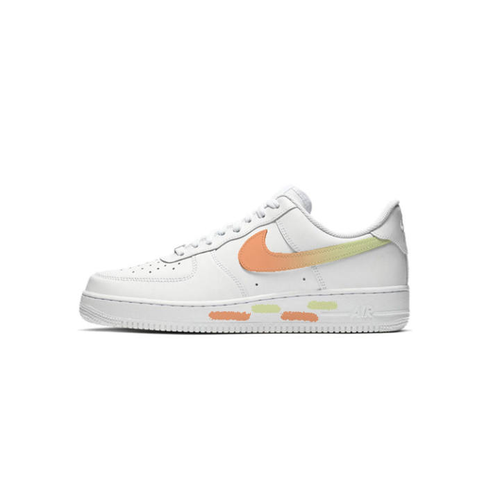 Nike Nike Air Force 1 Coverage Thermal Coverage Low top Skateboard Shoes Women's White