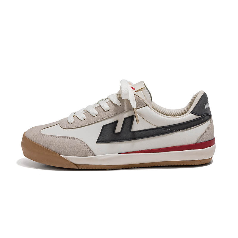 Warrior Low top Skateboard Shoes Women's Beige Gray Blue