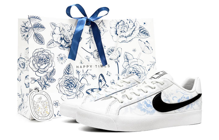 Nike Nike Court Royale AC 'Azure Waiting For Rain' Low top Skateboard Shoes Unisex White Blue