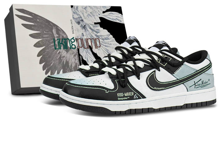 Nike Nike Dunk Leather Box Coverage Cushioning Low top Skateboard Shoes Unisex