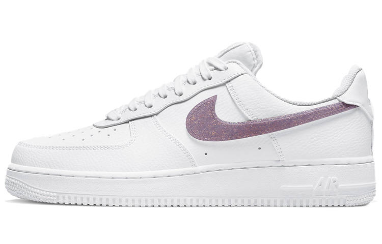 Nike Nike Air Force 1 Glitter Swoosh Synthetic Leather Slip Resistant, Abrasion Resistant, Breathable