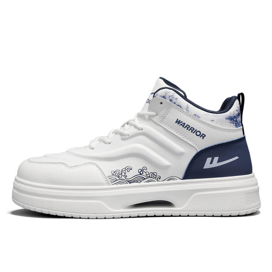 WARRIOR Abrasion Resistant Lightweight Wear resistant And Lightweight High top Skateboard Shoes Men's