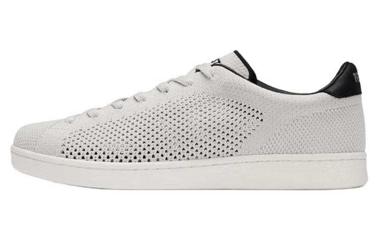 LACOSTE Fabric Low top Skateboard Shoes Men's Beige Gray