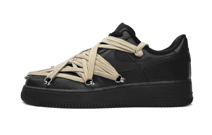 Nike Nike Air Force 1 Low top Skateboard Shoes Unisex Black