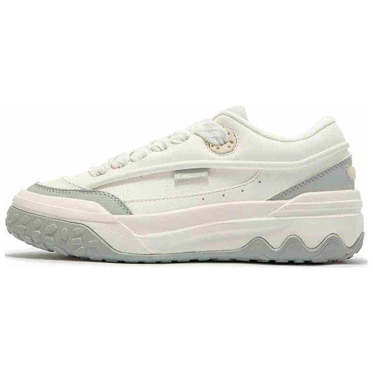 361° Shortbread Slip Resistant Abrasion Resistant Mid top Skateboard Shoes Women's White Gray