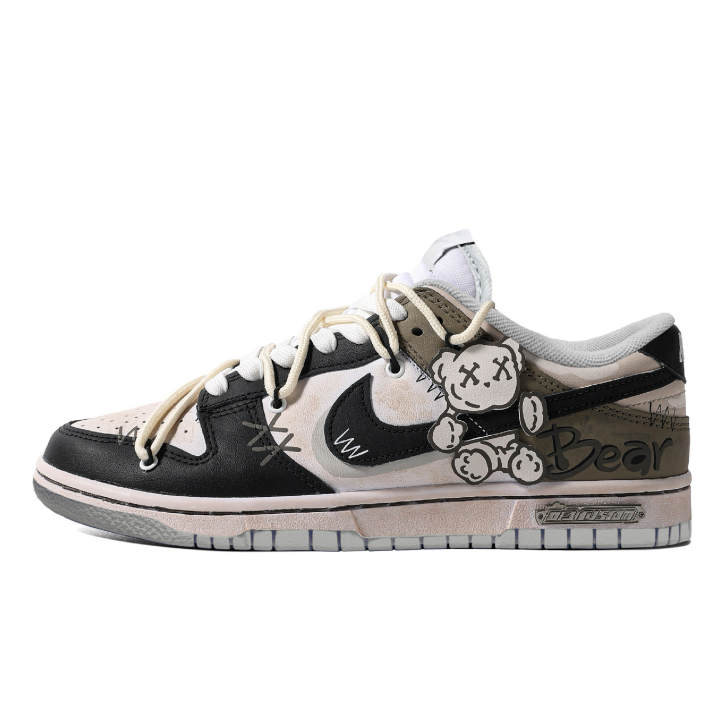 Nike Nike Dunk ADCDAVINCI, Plush Bear Slip Resistant Abrasion Resistant Slip Resistant Abrasion Resistant Low top