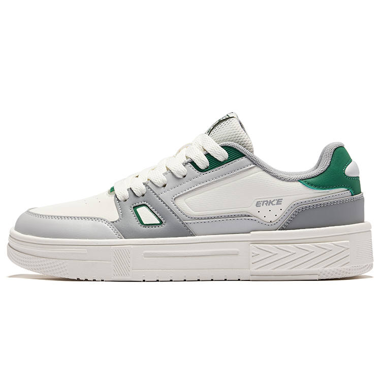 Erke Thousand Peaks Textile, Synthetic Leather Slip Resistant Abrasion Resistant Low top Skateboard Shoes Men's